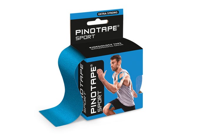 PINO Kinesiologie Tape Sport blue (uncut) - physio supplies canada