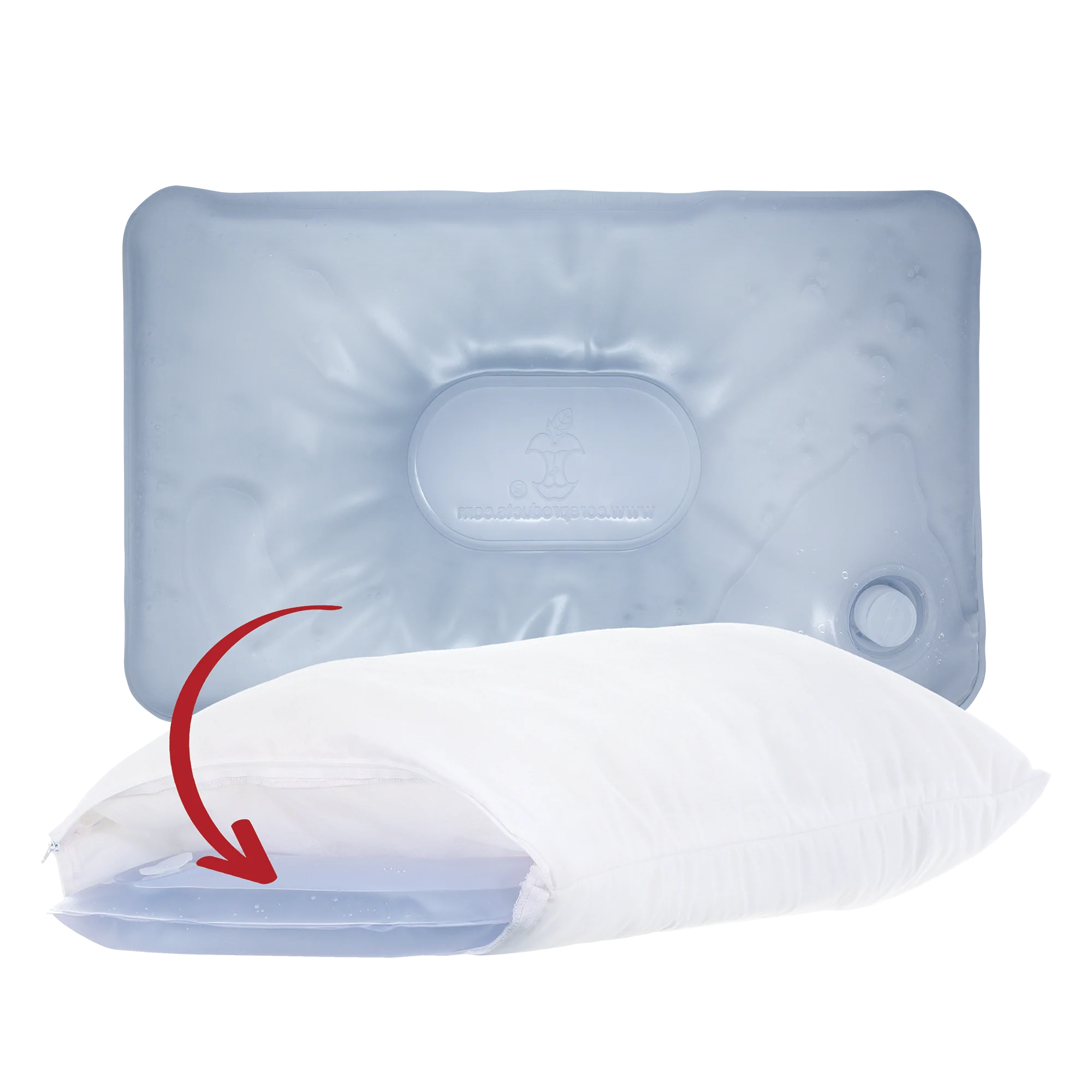 Tri Core Water Pillow Adjustable Cervical Support Pillow