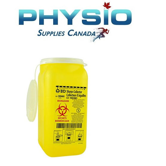 1.4L BD Sharps Container - physio supplies canada