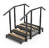 Adjustable Two-Sided High Low Rehabilitation Staircase (Black)