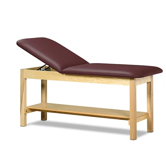 Classic Series Wooden Treatment Table with Shelf