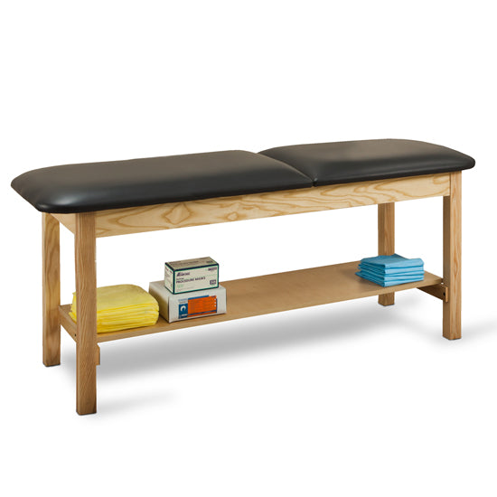 Classic Series Wooden Treatment Table with Shelf
