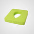 Nose slit face cushion with gel