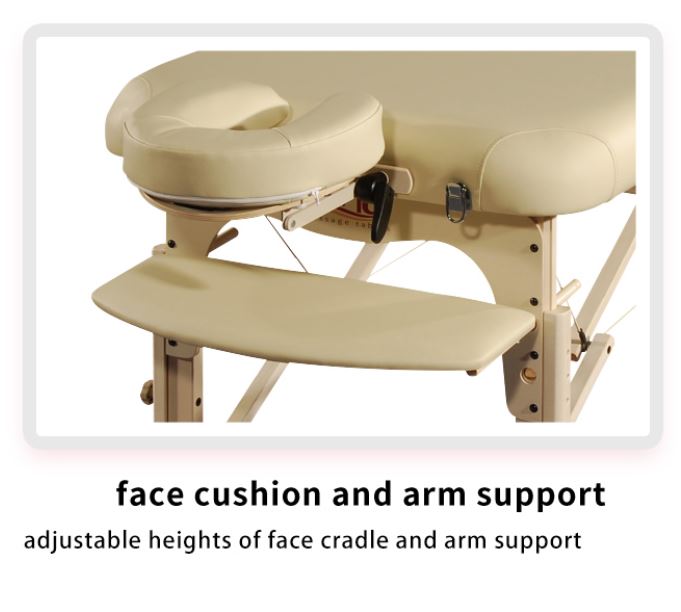 MediSports Portable Massage Table (Black)