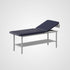 MediSports Alpha Treatment Table with Shelf and Black Upholstery