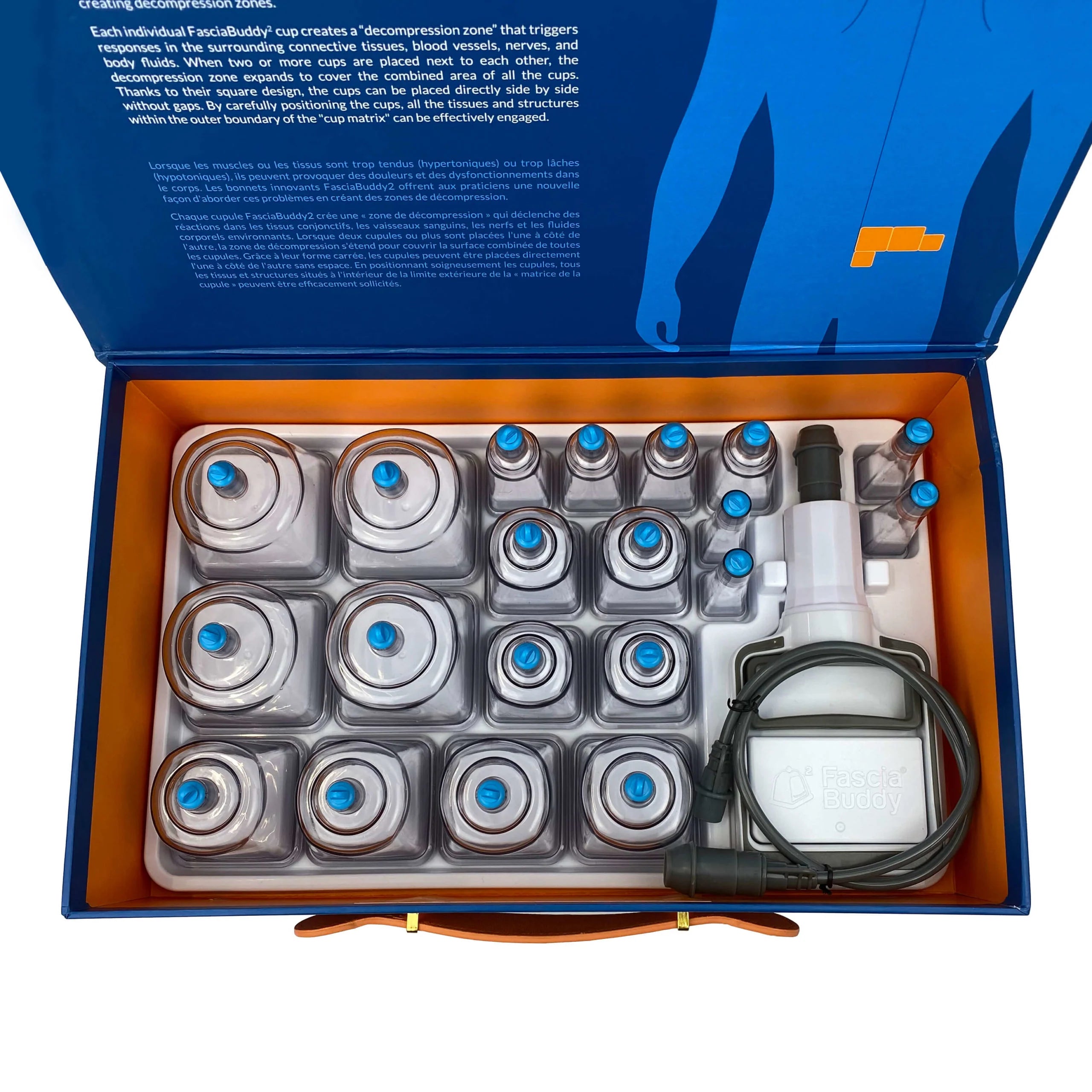 Fascia Buddy Square Cupping Set – 20 pieces