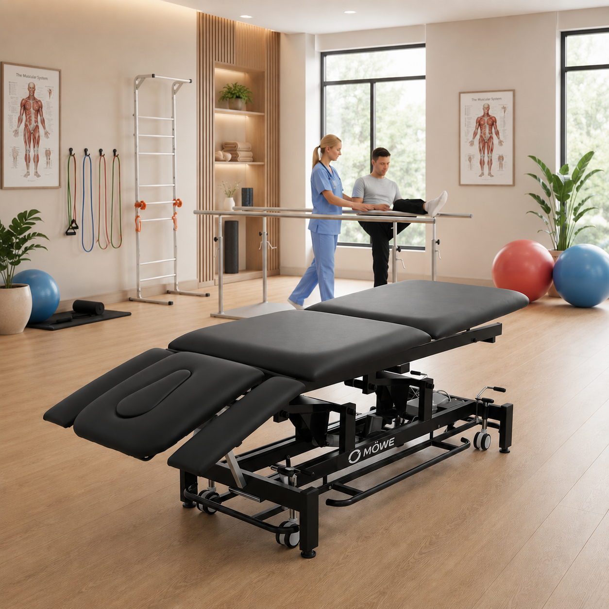 MediSports 5 Section Treatment Table