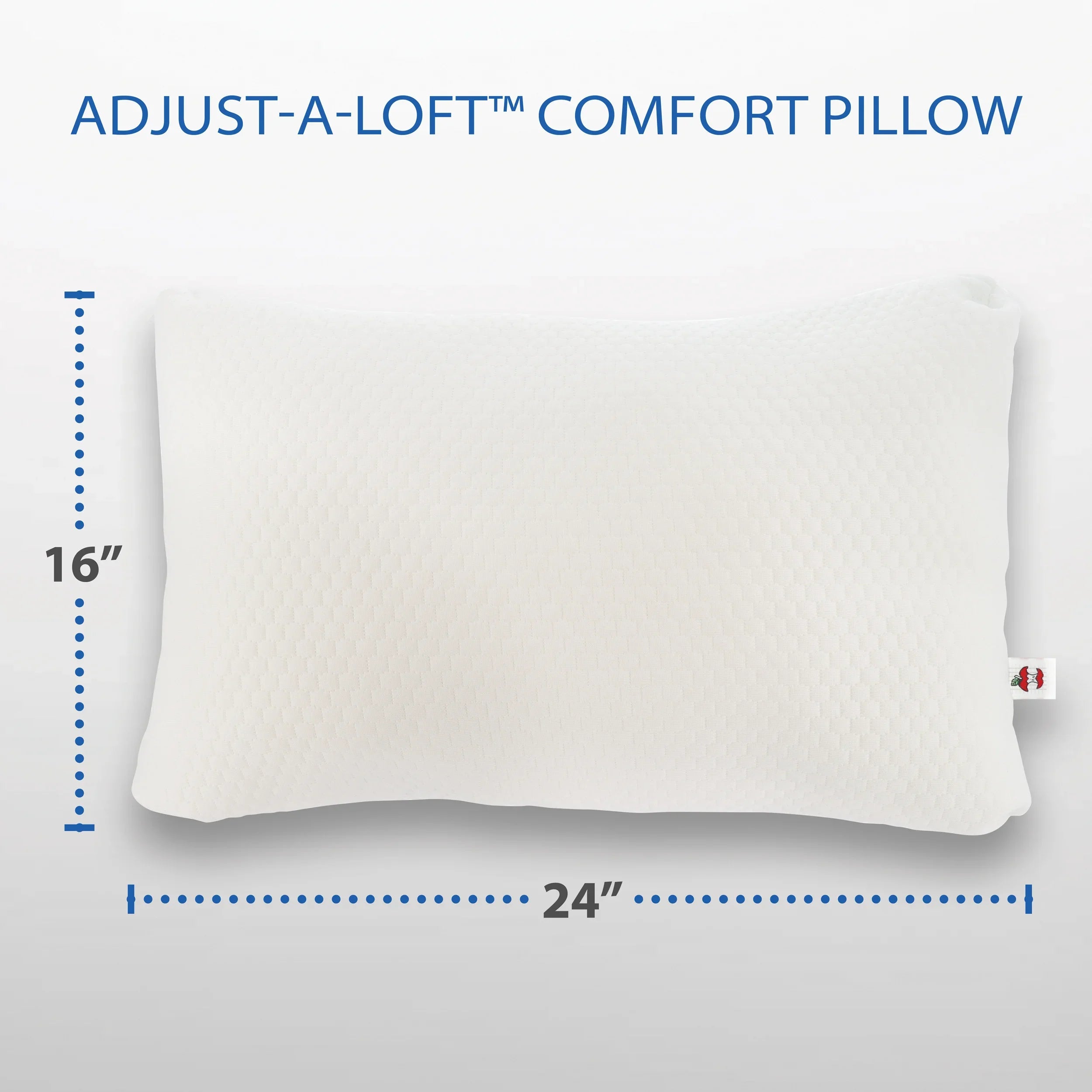 Medisports Adjustable-Loft Fiber Comfort Pillow
