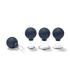 PINOFIT Massage Cups made of glass set (4 pieces)