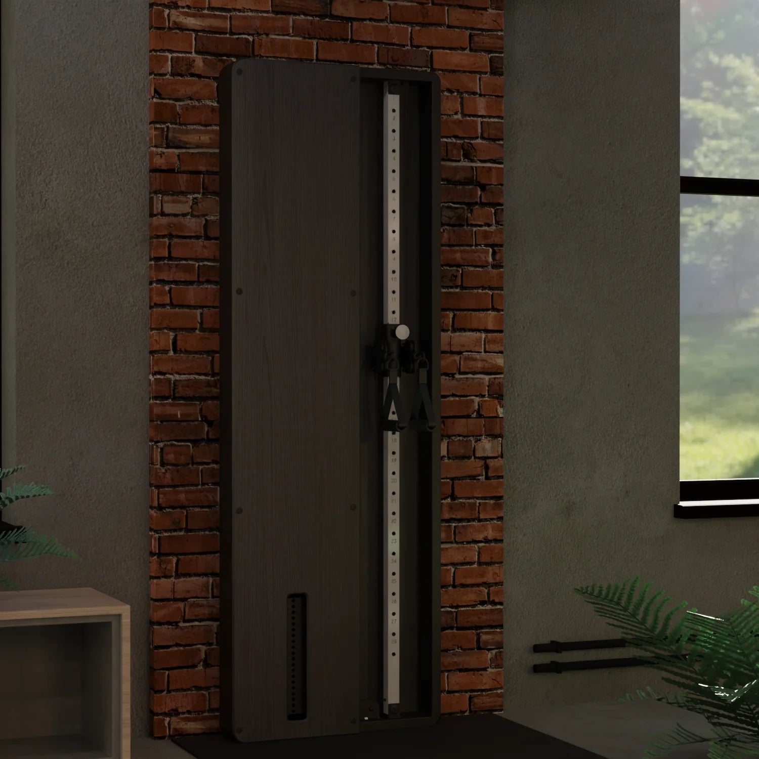 Flow 7 Black - Wall Mounted Functional Trainer