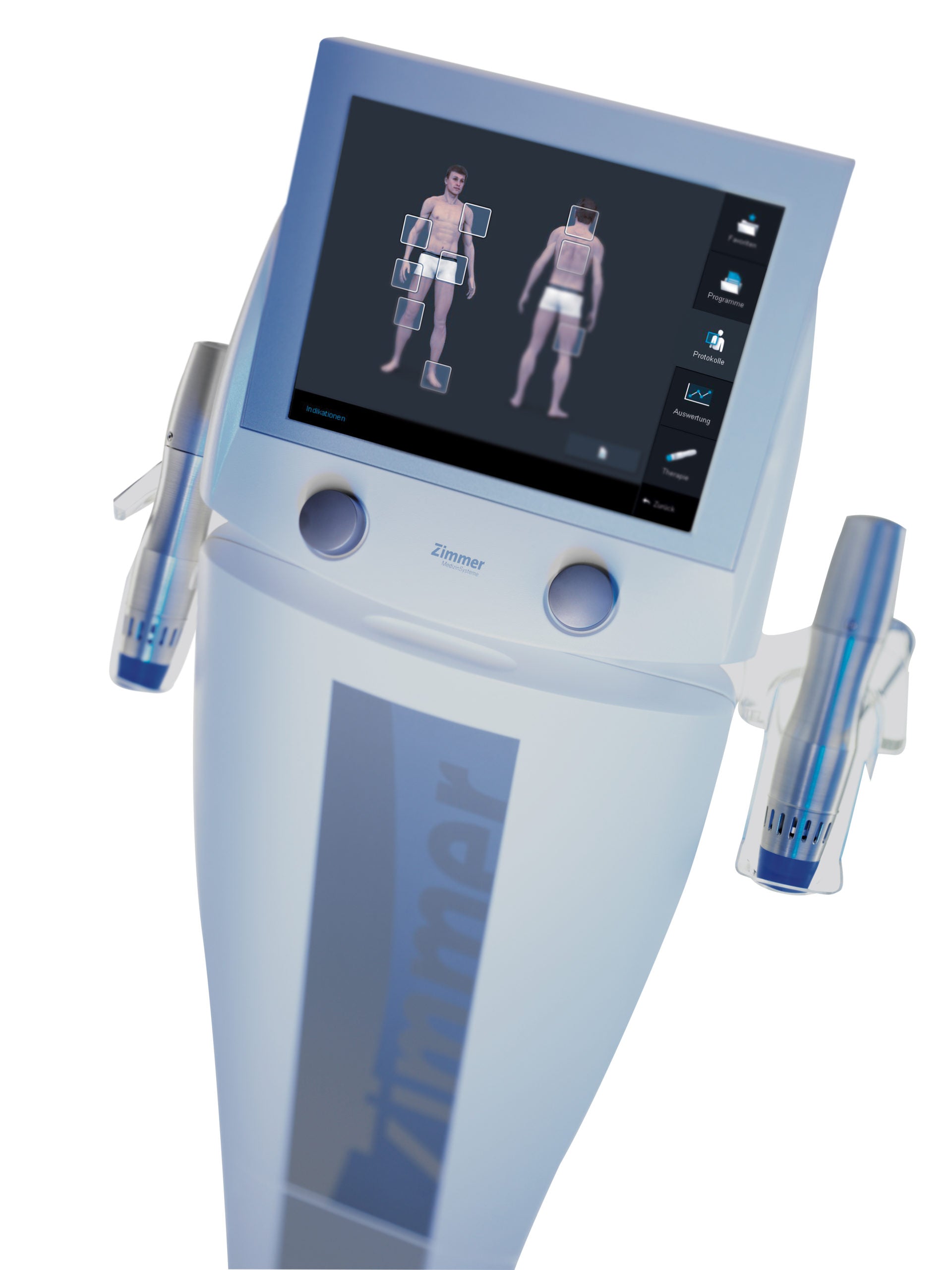 Zimmer enPuls shockwave applicator handpieces