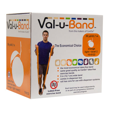 Val-u-Band Latex Free Exercise Band -50 Yards - physio supplies canada