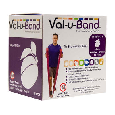 Val-u-Band Latex Free Exercise Band -50 Yards - physio supplies canada