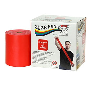 Sup-R Band Latex Free Exercise Band - 50 Yard Roll - physio supplies canada