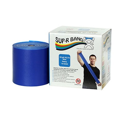 Sup-R Band Latex Free Exercise Band - 50 Yard Roll - physio supplies canada