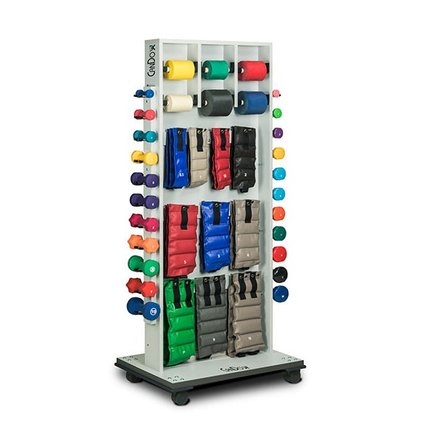 Mobile Weight Rack with Mirror