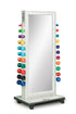Mobile Weight Rack with Mirror