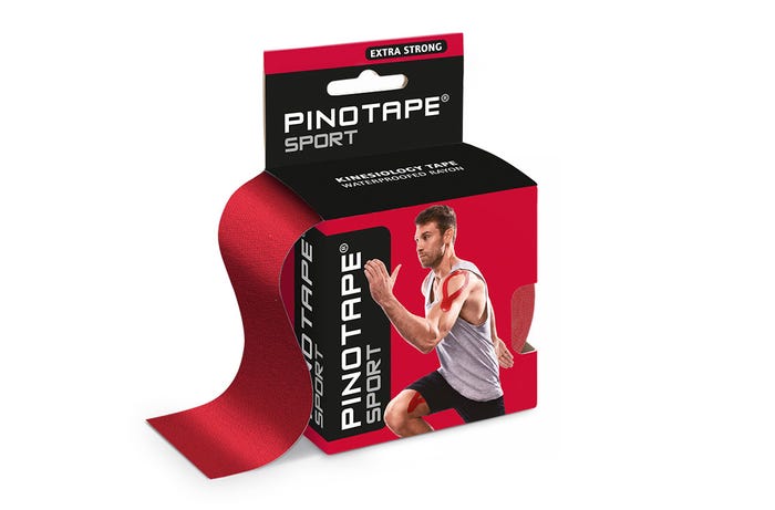 PINO Kinesiology Tape Sport Red (uncut) - physio supplies canada