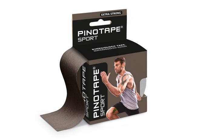 PINO Kinesiology Tape Sport dark grey (uncut) - physio supplies canada