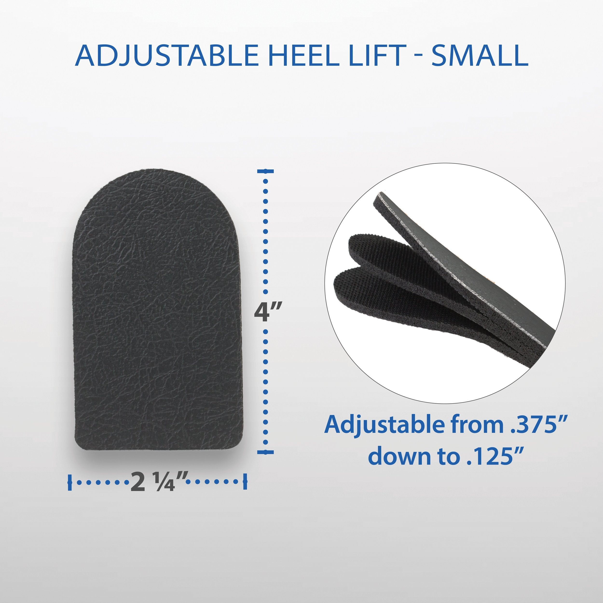 Adjustable Heel Lift Wedge (Single, Not a Pair) - physio supplies canada