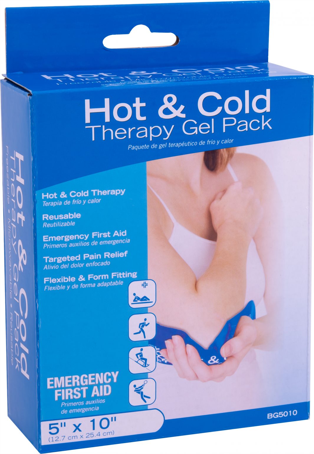 3x3 Gel Pack Reusable Hot or Cold Ice Pack - IceWraps