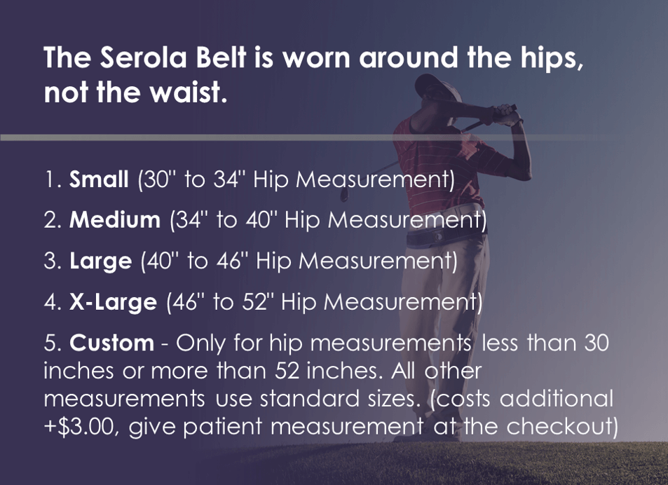 Serola Sacroiliac Belt - physio supplies canada