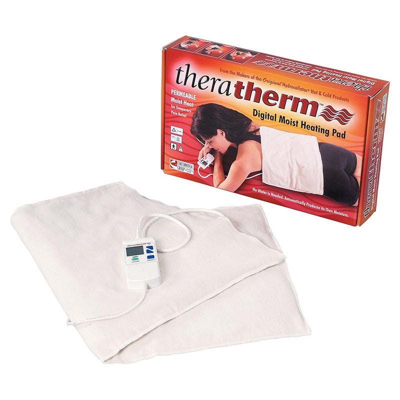 Theratherm Digital Moist Heating Pad - Medium size (14 x 14") - physio supplies canada