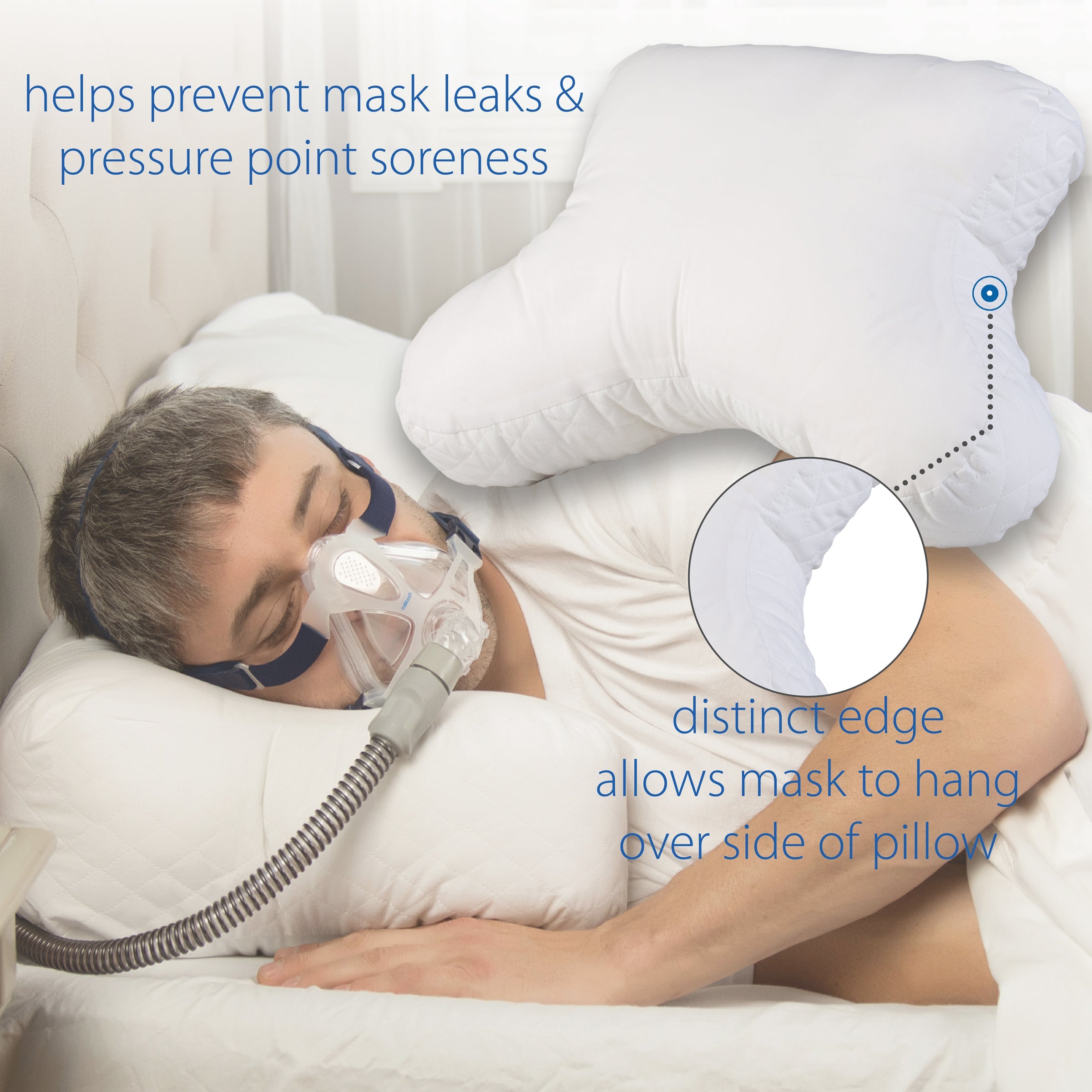 Bed pillows for cpap users 2025