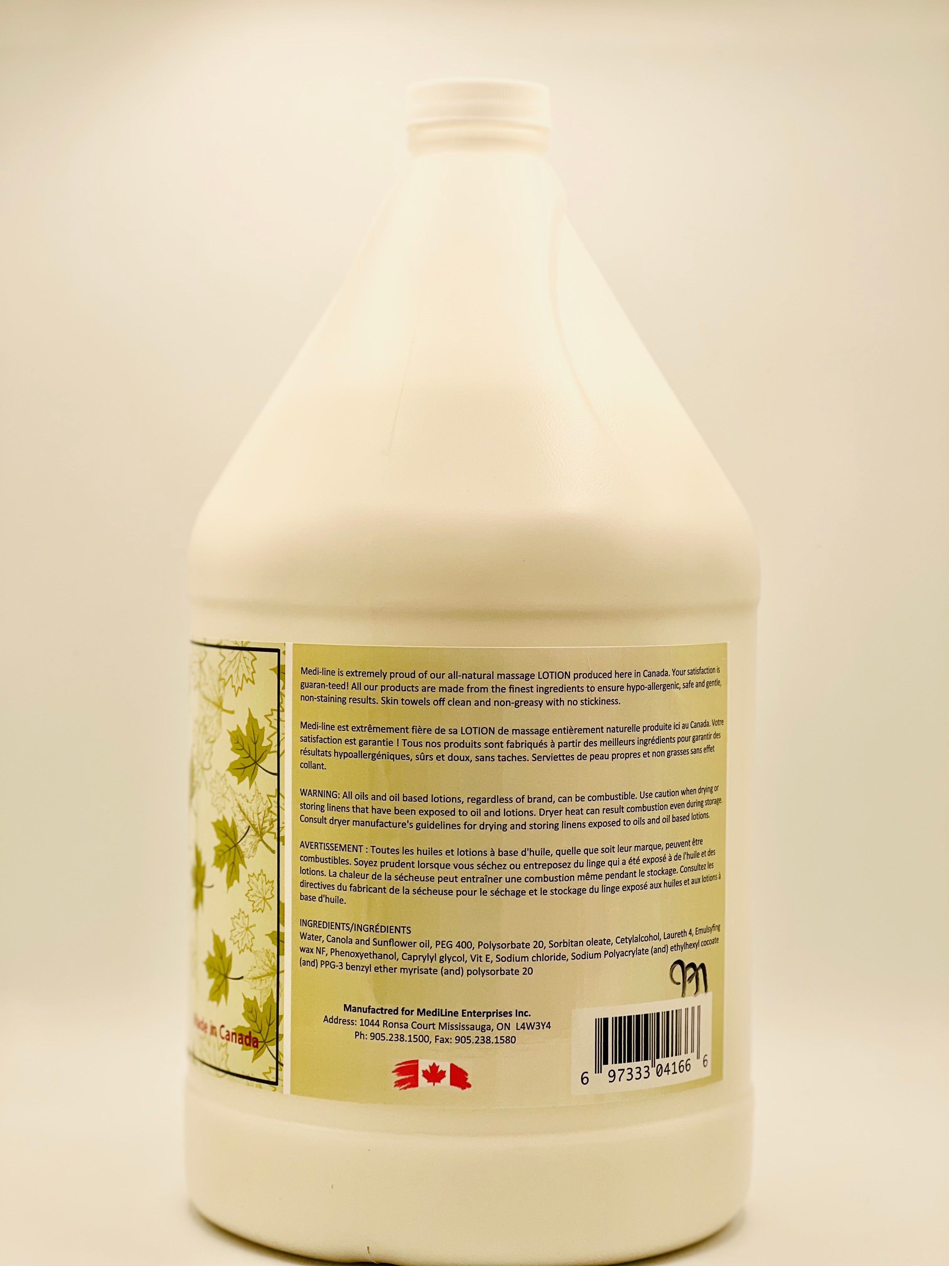 MediSports VEGAN Massage Lotion – 4 Litre