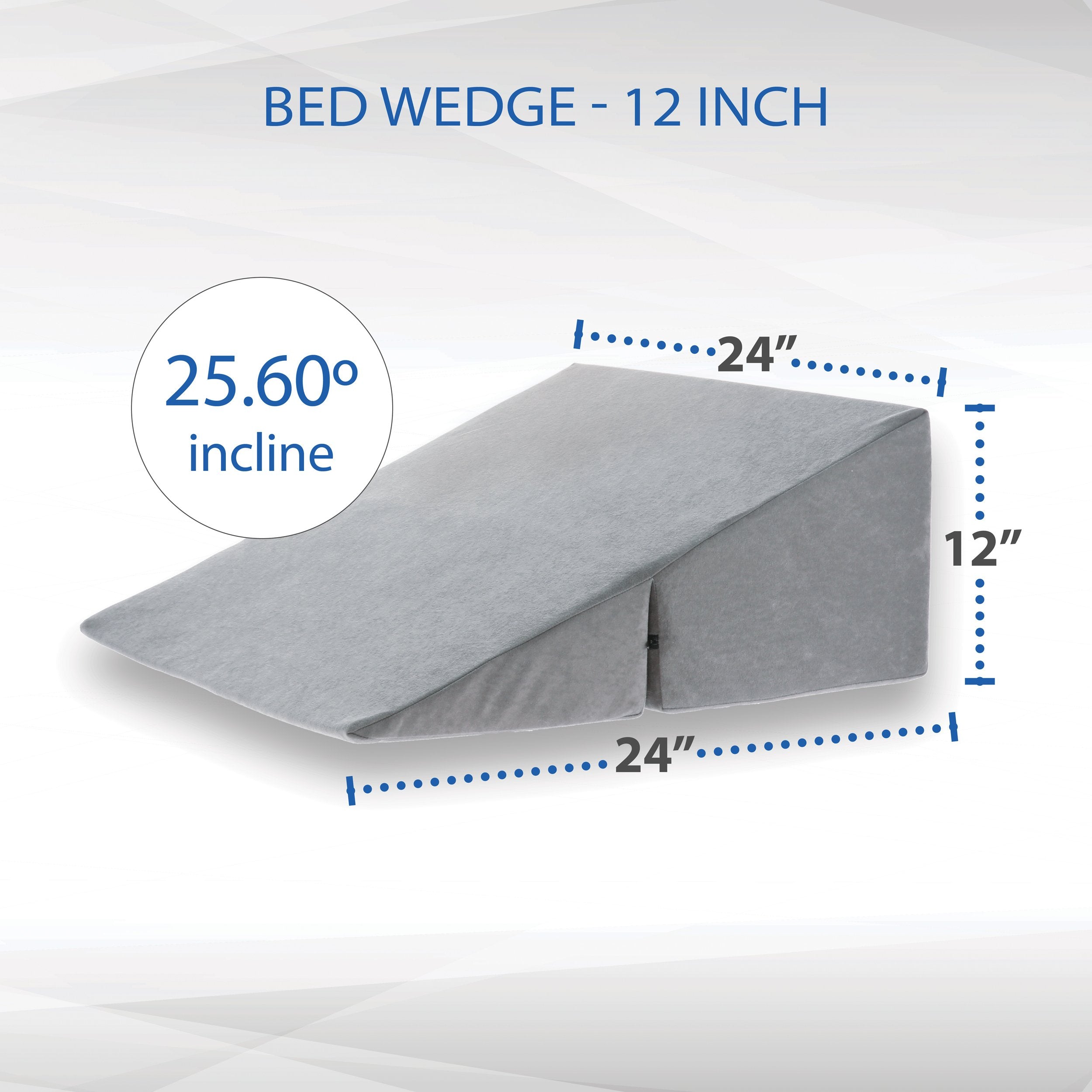 Bed Wedge, Foam Incline Cushion for Acid Reflux - physio supplies canada