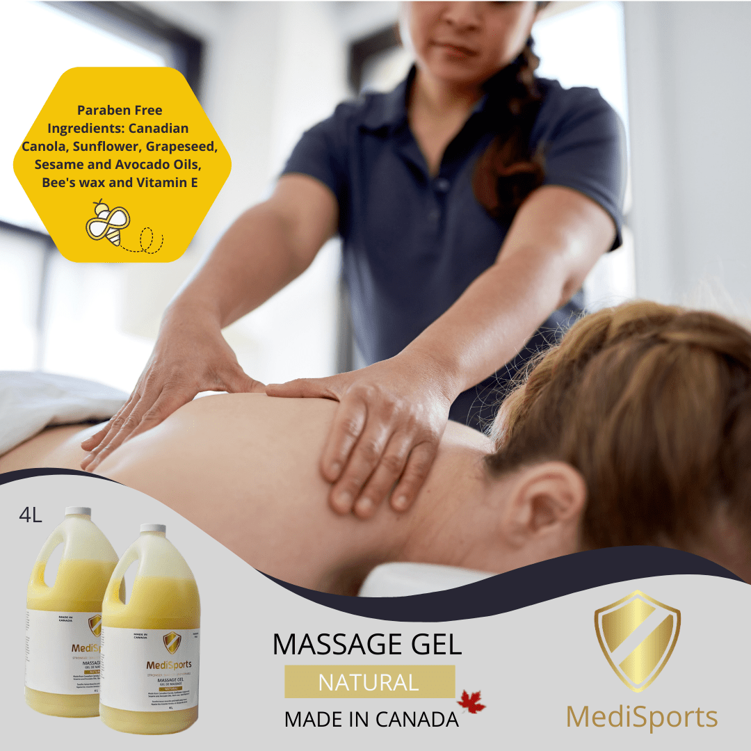 MediSports Natural Massage Gel – 4 Litre - physio supplies canada