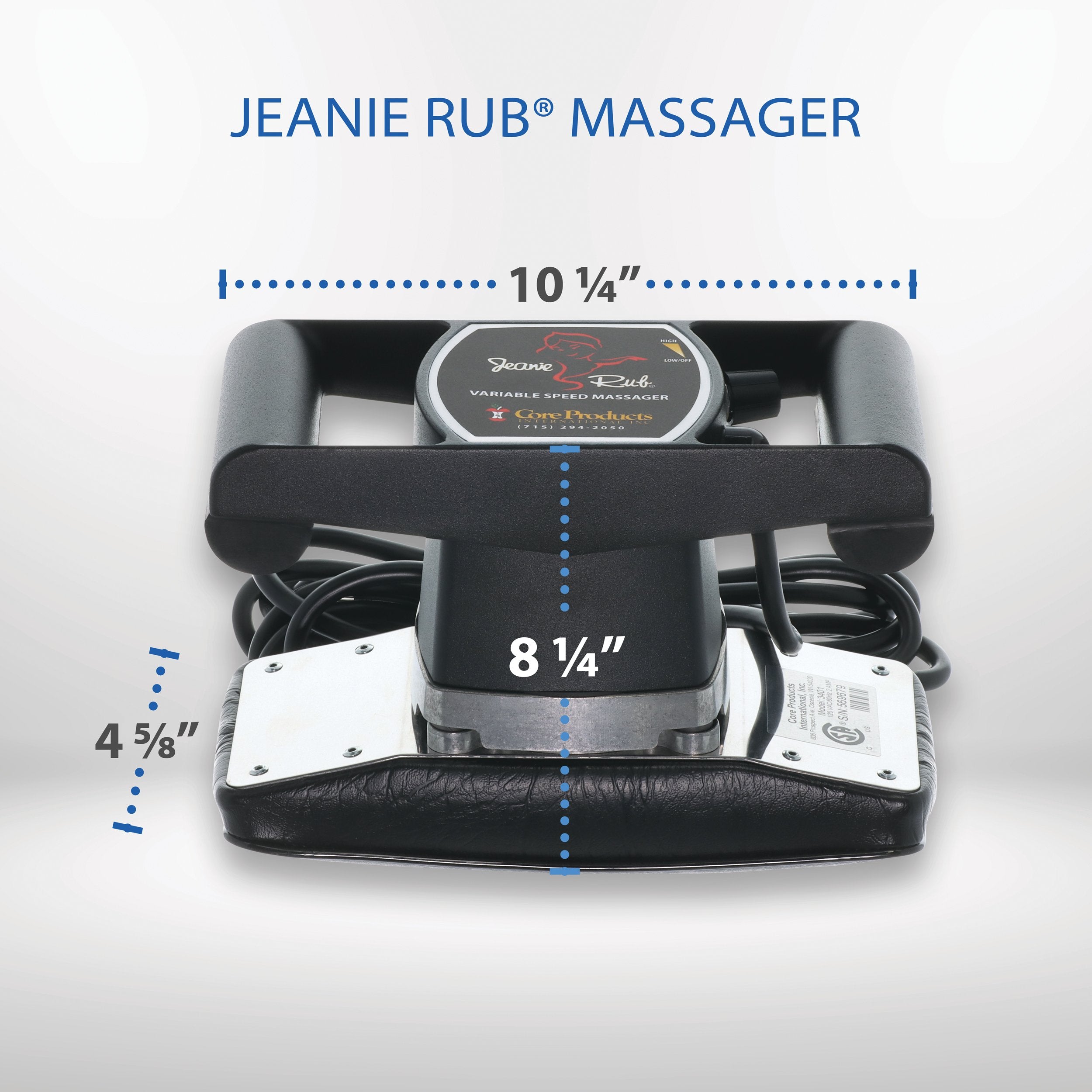 Jeanie Rub Variable Speed Massager - physio supplies canada