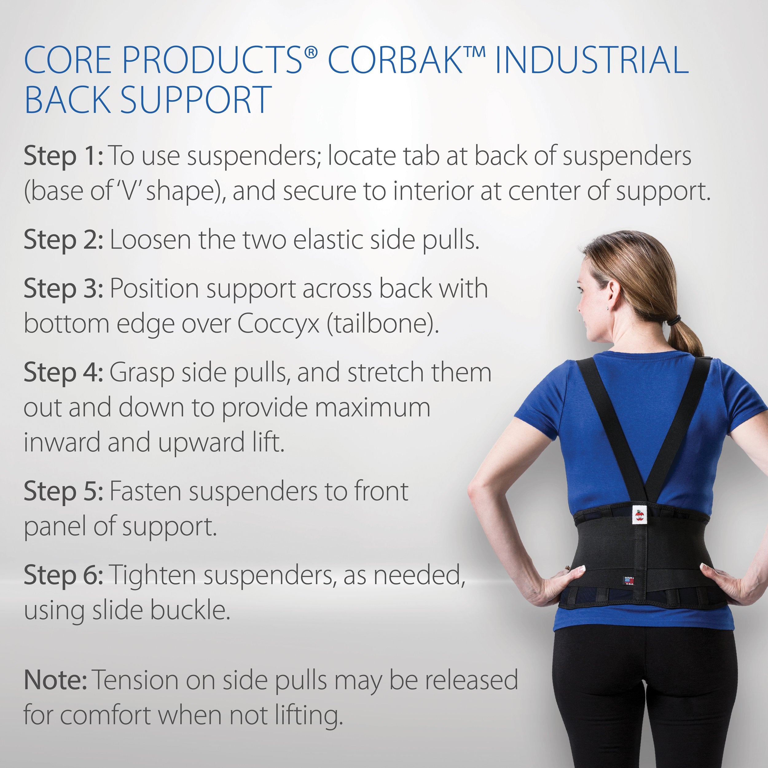Corbak™ Industrial Back Support - physio supplies canada
