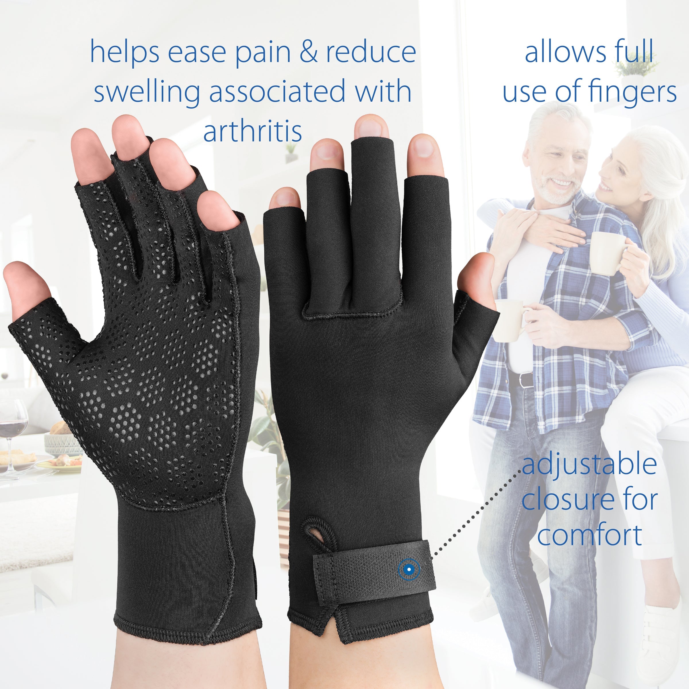 Swede-O® Thermal Arthritis Gloves (pair) - physio supplies canada