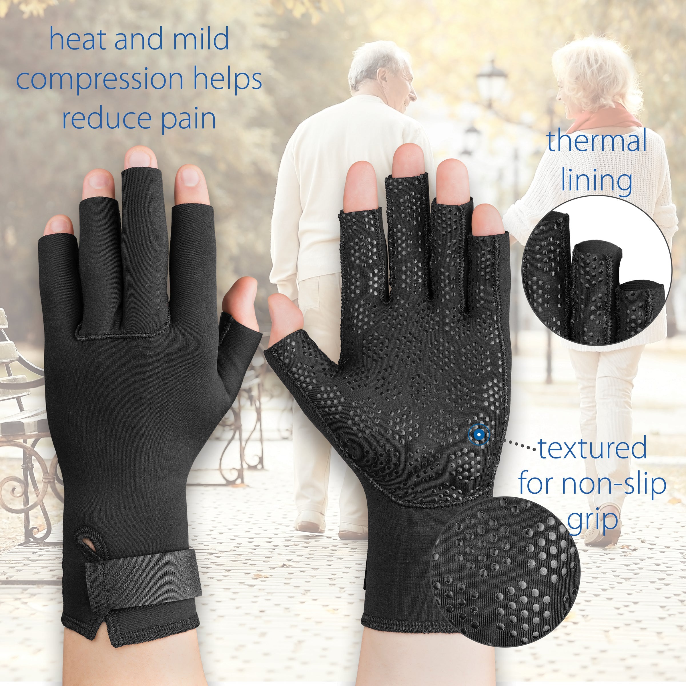 Swede-O® Thermal Arthritis Gloves (pair) - physio supplies canada