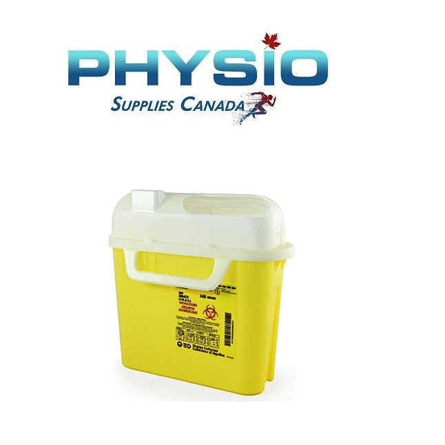 5.4 Quart (5.1 Liters) Sharps Container - physio supplies canada